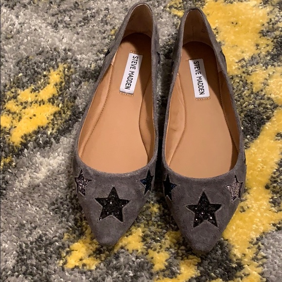 Steve Madden Shoes - NEW Steve Madden Haanna Gray Suede  sz 8
